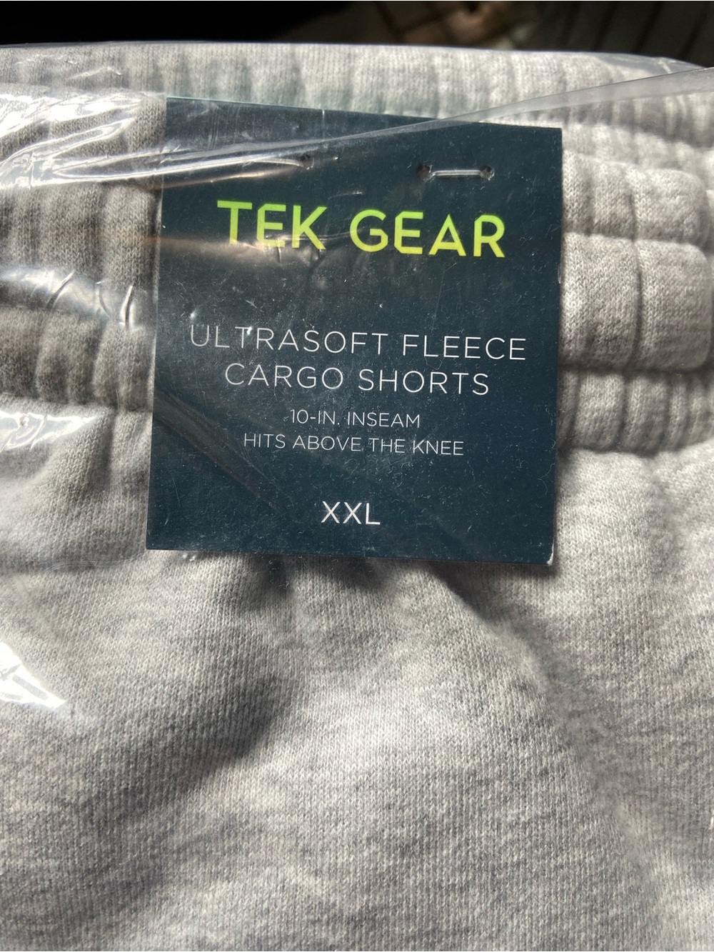 Kohl's Gray Fleece Cargo Shorts